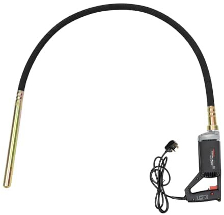 Strumento vibrante per calcestruzzo portatile, motore elettrico per calcestruzzo, 1500 W, albero da 2 m, 1 Hp, 4200 giri/min per applicazioni industriali in cemento