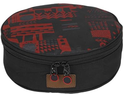 Borsa per organizzatore-tessuto oxford resistente all'acqua con borsa da tavolo di cotone perla | Archiviazione in campeggio rotondo per pentole e stoviglie, si adatta a vasi fino a 23 cm di diametro