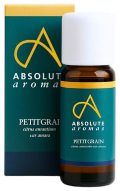 Absolute Aromas Petitgrain (Citrus aurantium VAR Amara) Olio essenziale 10ml - 100% puro, naturale, non diluito, vegano e cruelty-free, per l'uso in diffusori e miscele di aromaterapia