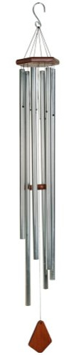 NATURE'S MELODY - Premium Klangspiel, ca. 56 Zoll / ca. 142 cm, silberfarben