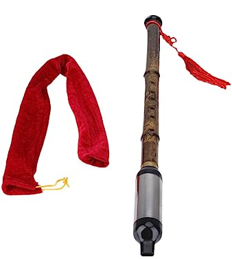 ROSENICE Traditionelles Bambus Flöte Chinesisches Musikinstrument mit G-Schlüssel
