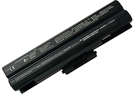 Trconelectron Replacement Battery for VAIO VGN-CS VGN-FW VGN-NW PCG-31311M PCG-3C1M PCG-3D1M PCG-7161M PCG-7181M PCG-7186M PCG-61111M PCG-81112M
