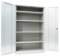 Schrank & Stuhl Werkzeugschrank Koloss – Werkstattschrank mit 4 höhenverstellbaren Fachböden, Stahlschrank für Werkzeuge, 195 x 120 x 60 cm (H x B x T), Grau/Weiß