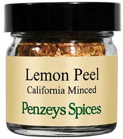 Lemon Peel By Penzeys Spices .9 oz 1/4 cup jar (Pack of 1)