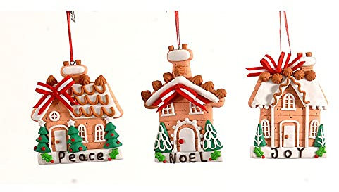 Addobbo Weihnachtsbaum Haus Marzipan 12 cm Keramik 1 Stück - Auswahl Papierwaren Varzi seit 1956