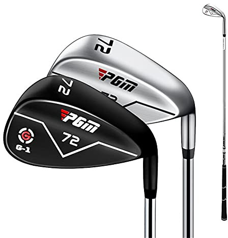 72 degrés Golf Sand Wedge avec Structure CNC Golf Club pour Hommes en Acier Cunei Sport Outdoor Golf Putter (Argent, 72 degrés)