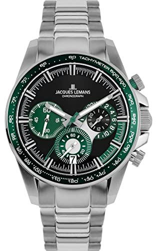Jacques Lemans Analog, Modell 1-2127G Liverpool Chronograph, 40 mm, 10 ATM. Marke: