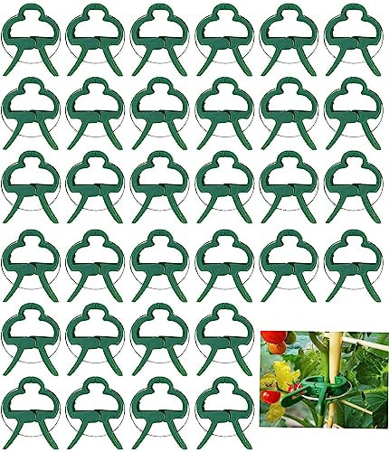 YKKJ 100 Stück Pflanzenclips，Pflanzenclips Set，Für Tomaten, Rosen, Gurken.