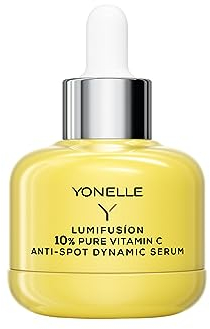 YONELLE Skincare Serum Gesicht mit Vitamin C 10% - Gegen Verfärbungen - Collagen und Hyaluron Serum - Gesichtspflege - Moisturizer Face - Anti Aging Hyaluronic Acid 30ml