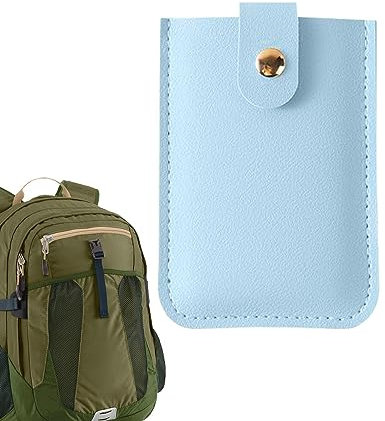Maciun Brieftasche mit Schiebekartenhalter, leicht und tragbar, mit Druckknopf – schmale Kartenhülle für Ausweise, Mitgliedskarte, Groove Brieftasche