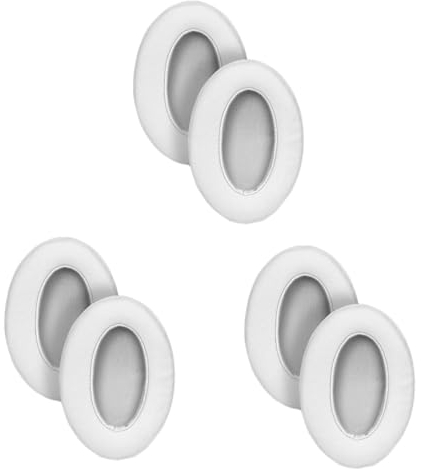 Gadpiparty 6stücke Pu Leder Kopfhörer Ohrpolster Kissen Für Headset Kopfbügel Ersatz Schwarz Und Weiß