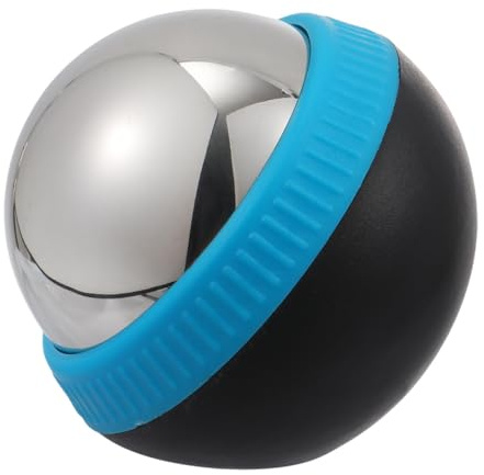 KOMBIUDA 1stück Edelstahl Massageball Für Muskelentspannung Vielseitiger Kälte Und Wärmetherapie-massageroller Mit Tragetasche Für Fitness Und Wellness Für Büroarbeit Und Lange