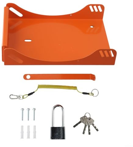 Le design robuste offre une option de fixation murale fiable pour ranger vos outils de jardinage préférés