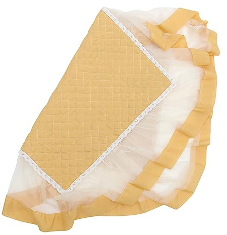 Cabilock Lace Fridge Cover Multifunction Dust Cover for Fridge Microwave Oven Bedside Table Decorative