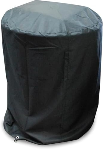 Copertura di protezione rotonda, grande poliestere, offre una protezione per barbecue, protegge il barbecue contro le intemperie, essenziale per il mantenimento del barbecue in perfetto (90 x 120 cm)