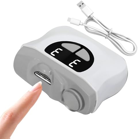 Tagliaunghie Elettrico | Tagliaunghie Automatico per Piedi,Levigatore per Unghie a LED con 3 Regolazioni di Velocità e Contenitore per Residui per la dei Bambini, Anziani e Manicure Domestica