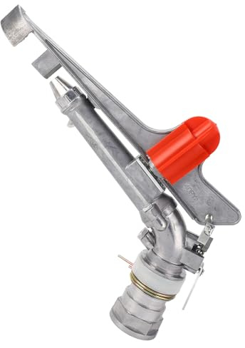 Omabeta Arroseur D'irrigation Agricole de 2 Pouces, Bras Rotatif en Alliage D'aluminium Réglable à 360 Degrés, Arroseur d'eau Rotatif pour L'arrosage de Grandes Surfaces
