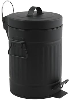Well Home Cubo de basura con pedal Bkstreet 3 litros en color negro