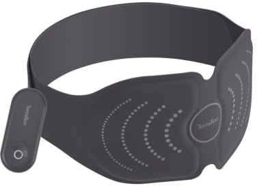 Terraillon Ceinture chauffante Lombaires et Ventre sans Fil Slim Care | Electrostimulation avec programmes guidés TENS & EMS, Tonifie Les Muscles et favorise la Relaxation, Télécommande incluse