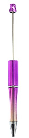 MHADBKH Penna a sfera placcata UV con perline per materiale scolastico, regalo per studenti, bambini, perline per feste