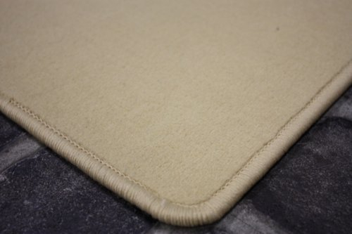 Velour Teppichboden Play Hell Beige (33) Auslegeware (ungekettelt), Grösse: 195 x 400cm