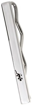 Épingle à cravate en acier inoxydable 316L pour homme - Motif gecko hautement poli - SST002, acier inoxydable, Sans pierre.
