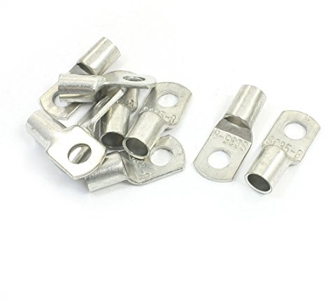 sourcing map 9pcs SC35-8 Model Non-insulated Cable Terminal Lug Ring 8.4mm Stud