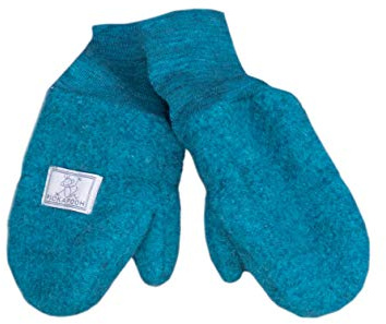 PICKAPOOH Fäustlinge aus 100 % Merinowolle, für Babys und Kinder, Fleece
