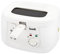 Kunt Freidora Elétrica KDF-2594, 1800 W, Capacidad de 2.5L, Janela de Visualización, Plástico, Temperatura Hasta 190ºC, Apertura Automática de La Tapa, Blanco