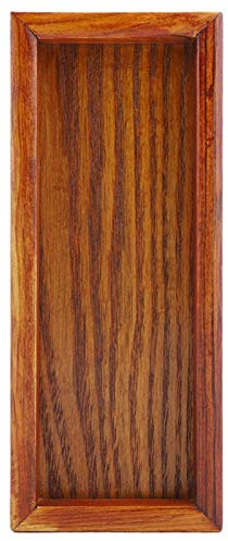 Tyenaza Holz tablett servierplatte holzgriffe dekorative tabletts Platte frühstücksbett rechteckige schokoladengetränk snackrestaurants steakteller solide serviertablett Holz rechteckig teetablett