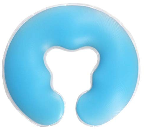 MAGICLULU U-förmiges Gesichtsmassage-schlafkissen Mit Loch Silikonauflage Für Spa Massagepraxen Liegekissen Für Schönheitssalons Blau