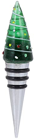 Amosfun 2stücke Weihnachtlicher Weinflaschenverschluss Aus Zinklegierung Dekorative Flasche Stopper Für Rotwein Champagner Und Mehr Für Festlichkeiten Und Besondere Anlässe