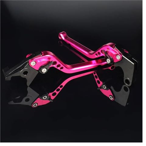 Bremshebel Hebel Für Royal Für Enfield Für Himalayan 400 Bremse Kupplung Hebel Griff Zubehör Einstellbare Motorrad Bremse Kupplungshebel Kupplung Bremshebel(Farbe:Pink 177mm)