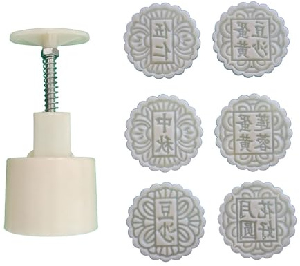 Strukturierte Formen mit traditionellem chinesischem Geschmack, Mondkuchen, Mondkuchen, Stempel, Mungbohnen, Kuchenformen