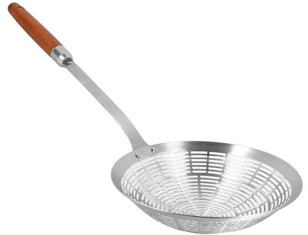 OFFSCH Cucchiaio Colino Scolapasta in Acciaio 304 Grande Manico Liscio Resistente Al Calore Per Cucina Casalinga Fritto e Pasta