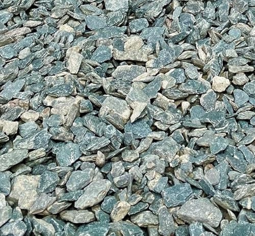 Dihl Honister Mine Green Slate Chippings, 20 – 30mm, Garden Decorative Aggregate, Plant Pot Topper Stones. Chip Gravel for Driveway, Path, Border, Beds. 2KG, 4KG, 10KG, 14KG and 20KG (10 KG)