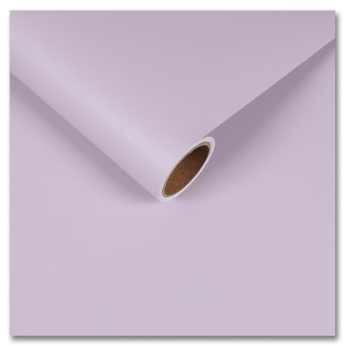 CRE8TIVE Ljuslila tapet självhäftande matt enfärgad möbelfolie avtagbar 30 x 200 cm lila folie bänkskiva kök tapet badrum vattentät självhäftande film möbler vardagsrum sovrum skåp