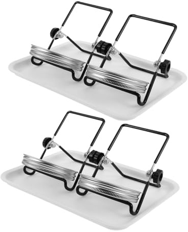 NUOBESTY 2 Set Kit Germogliatore per Barattoli a Bocca Larga con Coperchi in Rete Acciaio Resistente Supporto e Vassoio per Coltivazione Broccoli e Semi Gestione umidità e Aerazione