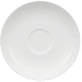 Villeroy & Boch Royal Piattino Rotondo per Tazza da caffè/tè, Porcellana Premium Bone, Bianco, 150 mm