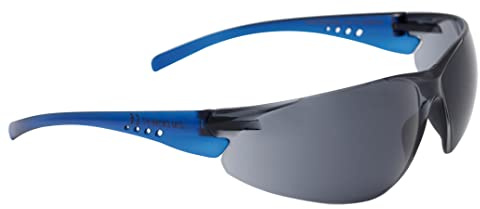 Eagle Flash - Gafas de protección laboral con lentes de policarbonato oscuro