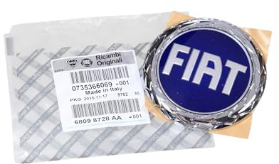 Original Emblem Hinten  blau rund Barchetta, , Idea, OE 735366069 by Italy Motors