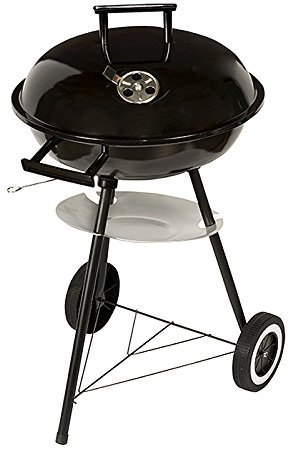 4U-Onlinehandel Kugelgrill Ø42x70cm Rundgrill Holzkohlegrill Standgrill Grillwagen auf Rollen Gartengrill Grill BBQ