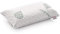 Textilhome - Cuscino da viaggio viscoelastico - 43x24 cm - Tessuto ecologico in aloe vera, anima in puro visco 100% naturale - Include borsone da viaggio.