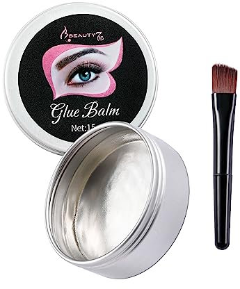 Lash Lift Glue Balm, Pegamento para Lifting de Pestañas, Semi Permanente para Laminación de Cejas, Pegamento Lifting Profesional Actualizado y Secado Rápido, con Mini Cepillo - 15g