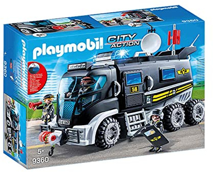 Playmobil 9360 - City Action - Camion policiers Delite avec Sirene et gyrophare - Nouveaute 2019