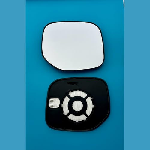 Door Wing Mirror Glass Fits to Citroen Berlingo Reg 1996 to 2008 | Heated Base Plate LEFT (UK Passenger Side) | OEM Quality Side View Van Wing Mirror Repalcement