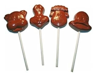 Moule Chocolat Sucettes Animaux de la Ferme