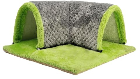 Sharplace de Cochon d'Inde, Tunnel de Hamster, Accessoires pour Petits Animaux, Tubes de, Maison pour écureuil, Hamster, Chinchilla, Gris