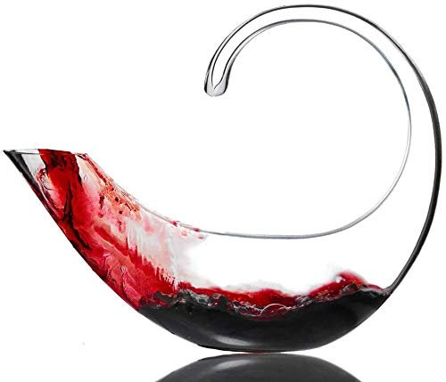 garrafa vino tinto decantador Decanter Glasses Scorpion Wine Decanter Vidrio de Cristal Soplado a Mano, Mejorando el Sabor y el Aroma del Vino, Accesorios for Vino