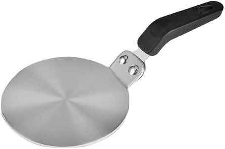 STGBCST Induktionsadapter-Platte Effiziente Wärmeverteilungsplatte Edelstahl Adapterplatte für Kochgeschirr, 13cm für die Verwendung von Kaffeekannen und Kochgeschirr auf Induktionskochfelder (13cm)